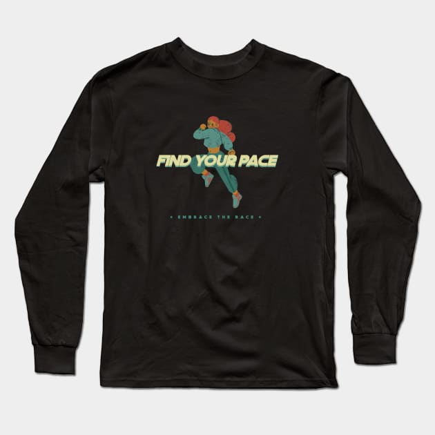 Running Long Sleeve T-Shirt by Moreira.art